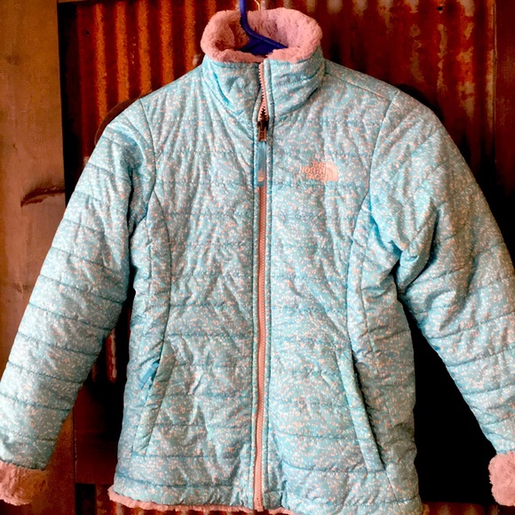 The North Face girls reversible coat sz 10/12